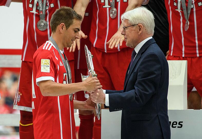 Die Bilder von der Meisterfeier des FC Bayern.
