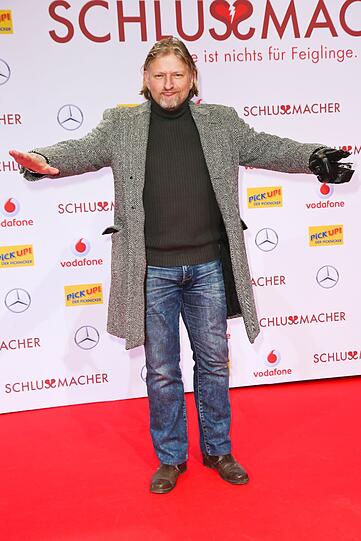 Schauspieler und Moderator Frank Kessler auf der Premiere des neuen Kinofilms "Der Schlussmacher" in Berlin.