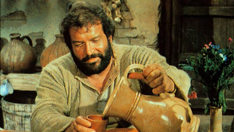 Bud Spencer ließ es auf der Leinwand krachen, nicht nur in "Der Dampfhammer" (1969) - auch bekannt als "Die fünf Gefürchteten" Bud Spencer ließ es auf der Leinwand krachen, nicht nur in "Der Dampfhammer" (1969) - auch bekannt als "Die fünf Gefürchteten"