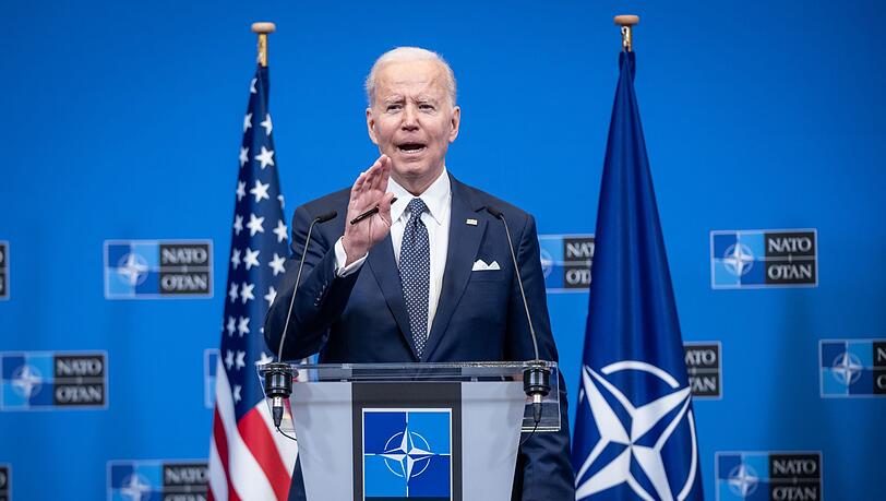 Die Nato war "noch nie so geeint wie heute", sagt US-Präsident Joe Biden.