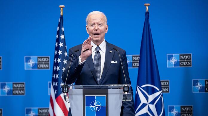 Die Nato war "noch nie so geeint wie heute", sagt US-Präsident Joe Biden.