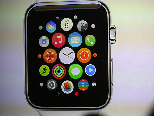 Am Dienstag stellte Apple seine neuen iPhones und die "Apple Watch" vor. Die Bilder von der Präsentation in Cupertino!