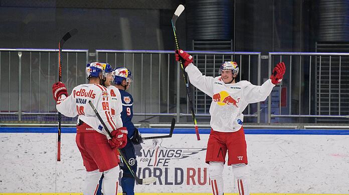 Dreifach-Torschütze gegen den EHC: Justin Schütz.