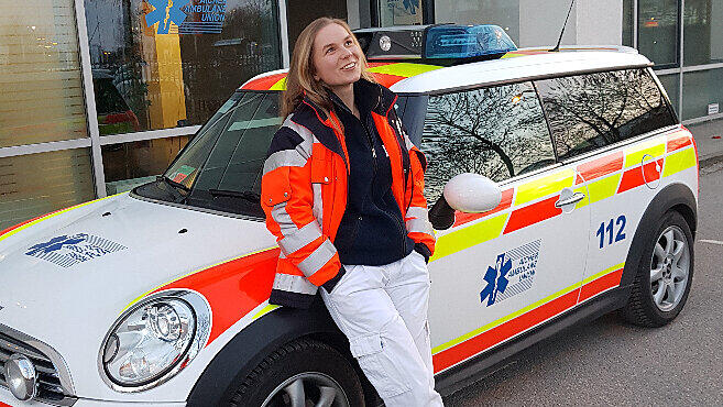 Sanitätshelferin ist Abiturientin Anabel schon, bald will sie die nächste Fortbildung machen.