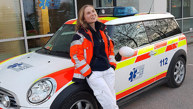 Sanitätshelferin ist Abiturientin Anabel schon, bald will sie die nächste Fortbildung machen.