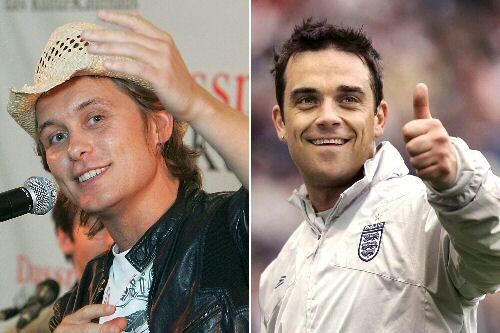 Mark Owen und Robbie Williams
