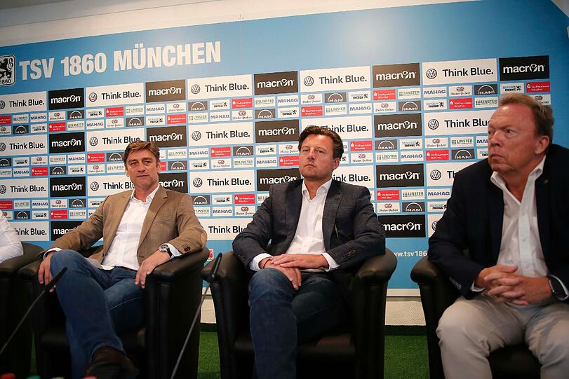 Hatte einen ereignisreichen Tag an der Grünwalder Straße: Kosta Runjaic, neuer Trainer des TSV 1860, bei seiner Vorstellung.