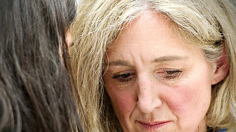 Sabine Nallinger klagt über den Ausgang der Verhandlungen mit der SPD und CSU.
