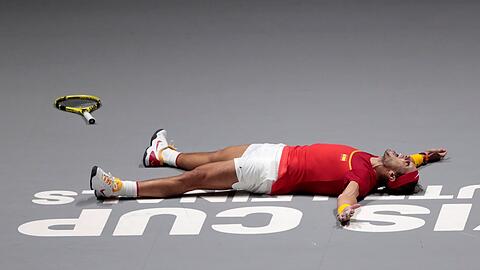 Wann immer es sein Körper zuließ, war Rafael Nadal für Spanien im Einsatz.
