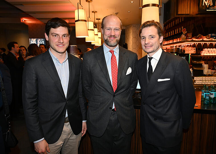 Prinz Marcello von Bayern, Prinz Philipp zu Oettingen-Wallerstein und F&uuml;rst Franz Albrecht zu Oettingen-Spielberg