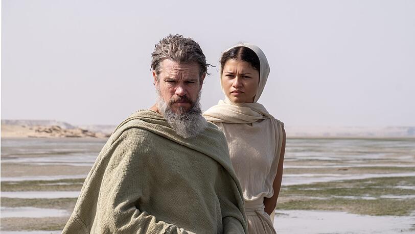 „Wie eine Frau deren Mann den Geschirrspüler falsch einräumt.“ So beschreibt das „Time Magazine“ die Blicke Athenes (Zendaya) auf Odysseus (Matt Damon) . „Wie eine Frau deren Mann den Geschirrspüler falsch einräumt.“ So beschreibt das „Time Magazine“ die Blicke Athenes (Zendaya) auf Odysseus (Matt Damon) .