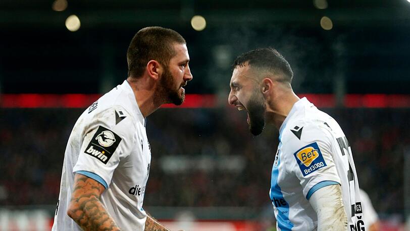 Sascha Mölders (l.) und Efkan Bekiroglu vom TSV 1860