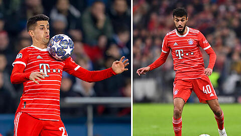 Konkurrenten auf der Rechtsverteidigerposition: Joao Cancelo und Noussair Mazraoui.