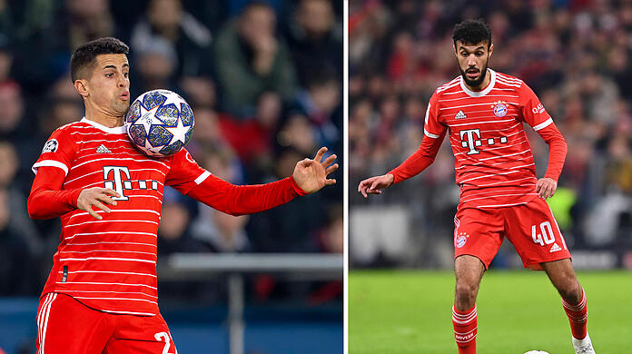 Konkurrenten auf der Rechtsverteidigerposition: Joao Cancelo und Noussair Mazraoui.