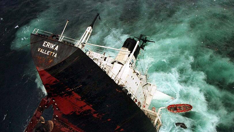 Der Untergang der "Erika" verursachte eine verheerende &Ouml;lpest (Archivbild).