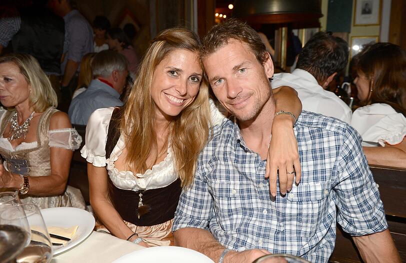 Der frühere Fußball-Nationalkeeper Jens Lehmann und seine Frau Conny