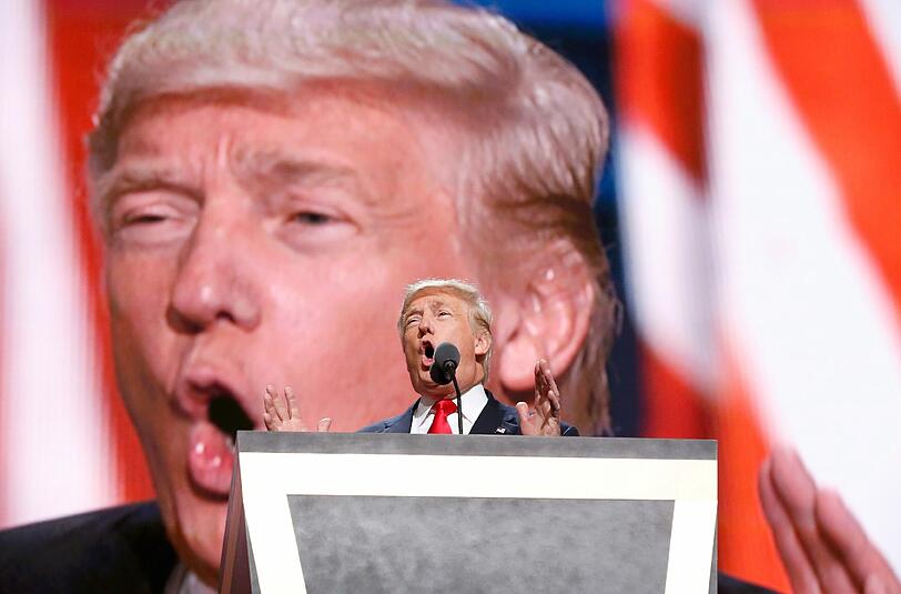 Trump selbst steht wegen seiner Aussagen zum eigenen Erfolg als Unternehmer zunehmend in der Kritik. Foto: Michael Reynolds