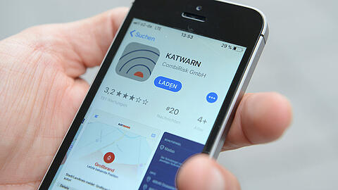 Im Katastrophenfall greift die Stadt München unter anderem auf die Katwarn-App zurück.