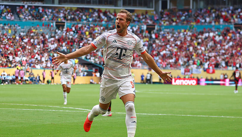 Harry Kane trifft gegen Flamengo doppelt.