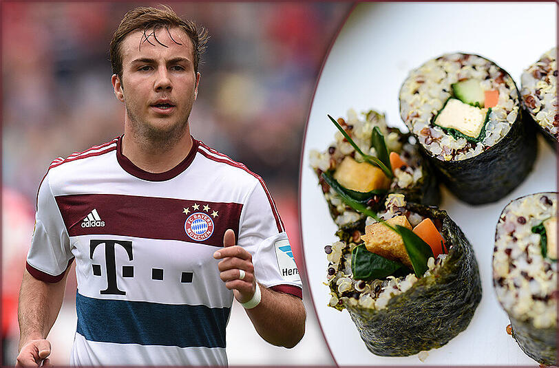 Nach der unglücklichen Interview-Äußerung wurde für Mario Götze das Sushi-Gate ausgerufen.