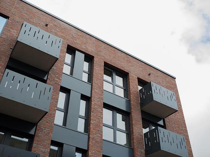 Blick auf eine Neubauwohnung in Münster. Gebremst wird Neubau dadurch, dass Flächen in Ballungsräumen knapp sind.