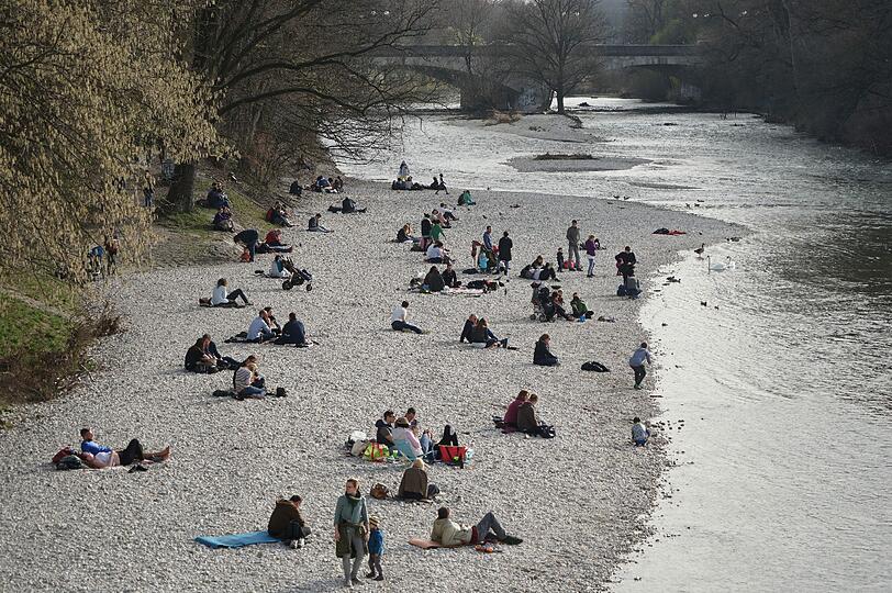 So genießen die Münchner das herrliche Frühlingswetter am Wochenende.