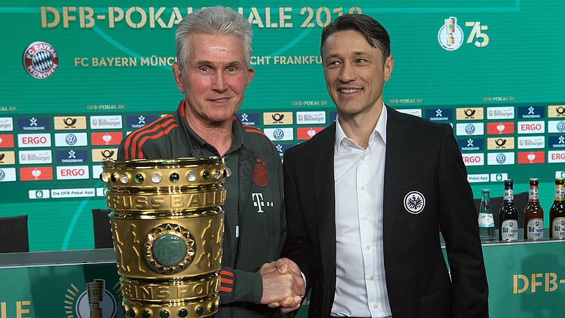 Heynckes und Kovac: Vor dem Pokalfinale ist die Rollenverteilung eindeutig.
