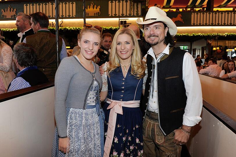 Stefanie Hertel mit Tochter Johanna Mross und Mann Lanny Lanner