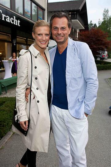 Michael Sporer und Frau Lisa bei der Fashion and Art Party im Dopino