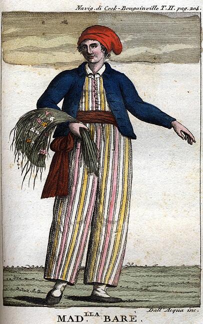 Eine Darstellung von Jeanne Baret. Eine Darstellung von Jeanne Baret.