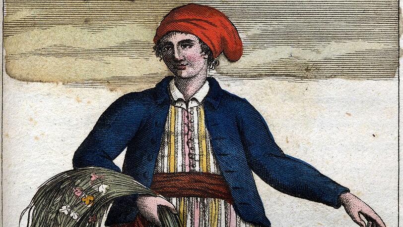 Eine Darstellung von Jeanne Baret. Eine Darstellung von Jeanne Baret.