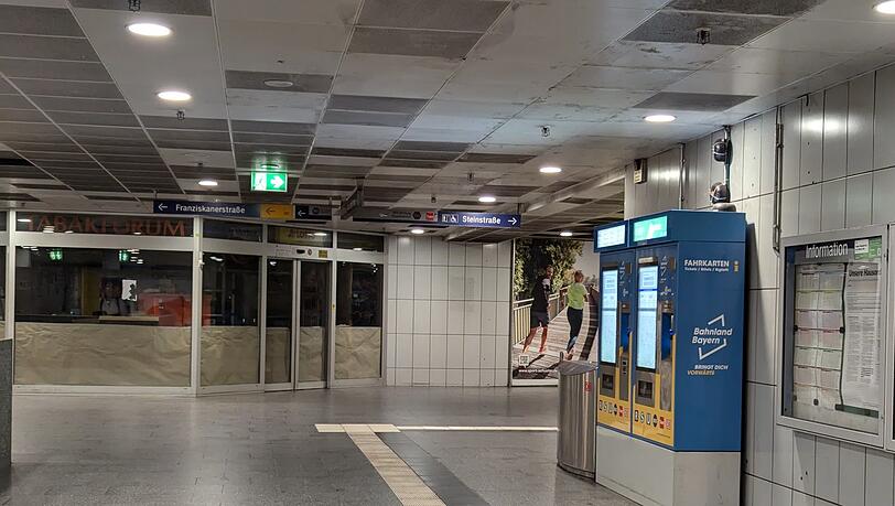 Der alte Zustand: Die zweite Hälfte der Station wird ab Herbst abgetrennt und modernisiert.