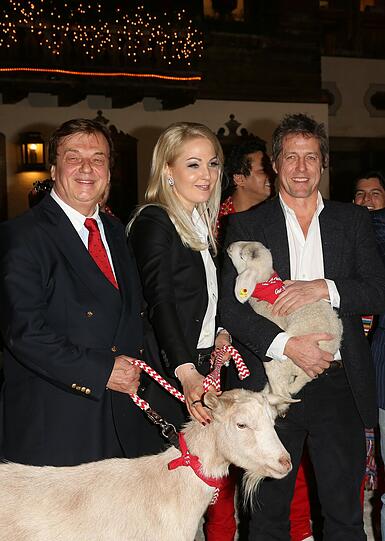 Michael Aufhauser, Kathrin Glock und Hugh Grant