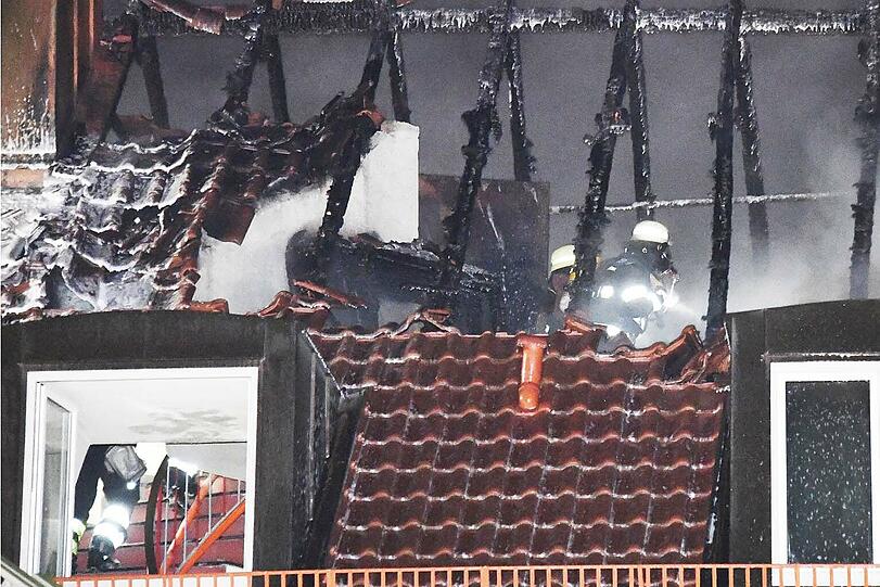 Bilder vom Feuerwehreinsatz in Obermenzing.