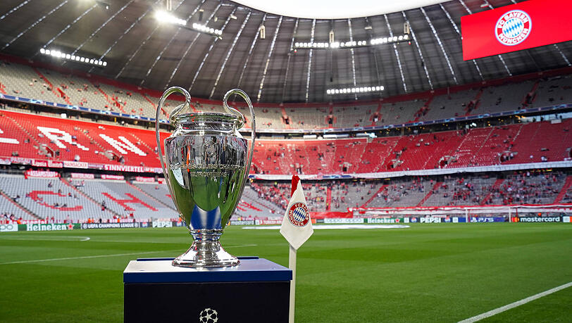 Das Objekt der Begierde: Die legendäre Champions-League-Trophäe. Das Objekt der Begierde: Die legendäre Champions-League-Trophäe.