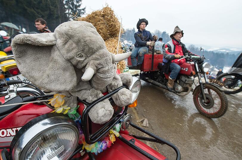 Am Wochenende treffen sich wieder Tausende Biker aus ganz Europa zum Elefantentreffen im Bayerischen Wald. Wie's da zugeht? Hier die Bilder vom letzten Jahr.
