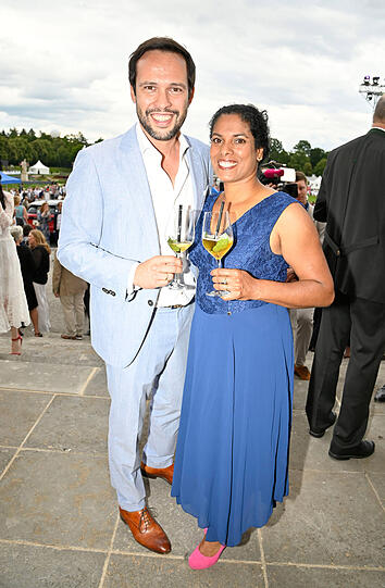 Martin Hagen mit Frau Anisha