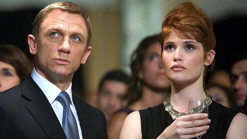 Daniel Craig und Gemma Arterton in "James Bond 007: Ein Quantum Trost" aus dem Jahr 2008.