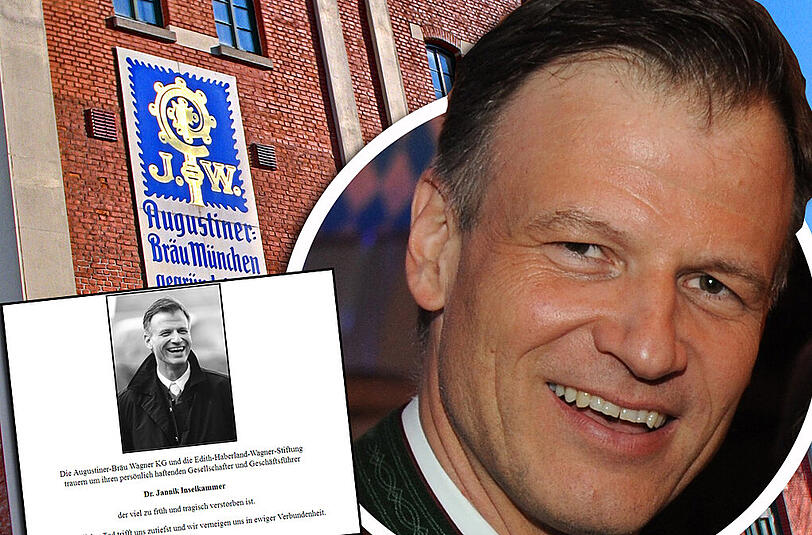 "Viel zu früh und tragisch verstorben": Jannik Inselkammer. Die Augustiner Brauerei trauert auch auf der Website.