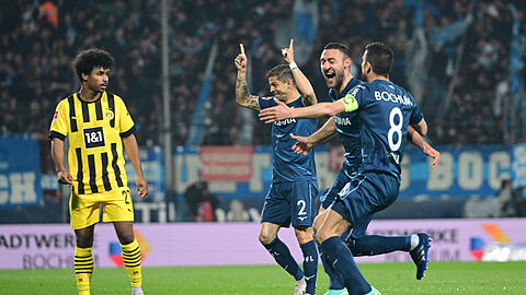 Der VfL Bochum ging gegen Borussia Dortmund schon nach wenigen Minuten in Führung.