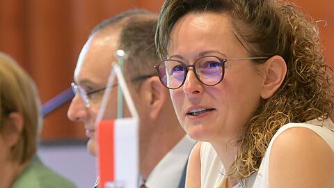 Sie leitete heute die Verbraucherschutzministerkonferenz in Potsdam: Brandenburgs Ministerin Hanka Mittelst&auml;dt.