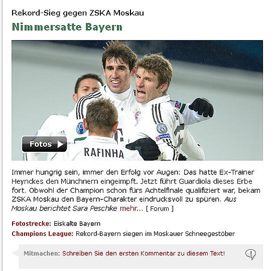 Von den "Nimmersatten Bayern" schreibt Spiegel-Online.