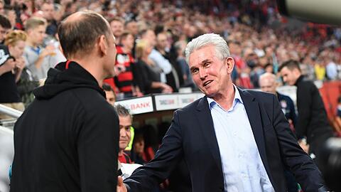 Jupp Heynckes schwärmt nach dem Spiel von der Leistung seiner Mannschaft.