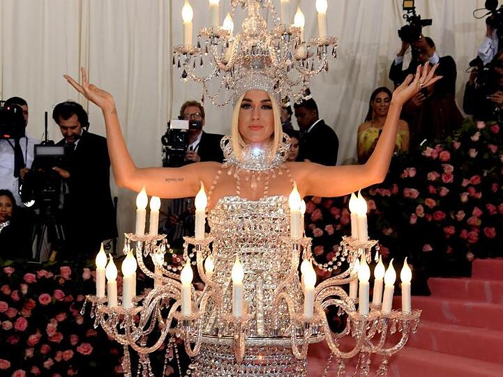 US-Sängerin Katy Perry als Leuchte.
