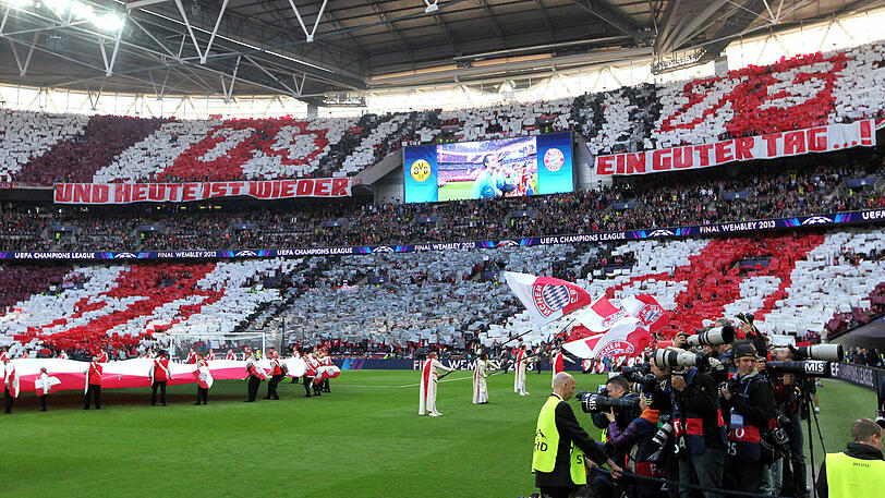 25.05.2013: Champions-League-Finale gegen Borussia Dortmund.