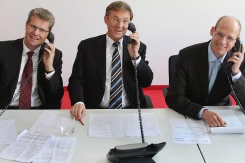 Die AZ-Experten: Anton Steiner, Klaus Groll und Matthias Rösler vom Deutschen Forum für Erbrecht.