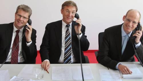 Die AZ-Experten: Anton Steiner, Klaus Groll und Matthias Rösler vom Deutschen Forum für Erbrecht.