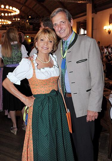 Schauspielerin Uschi Glas und ihr Ehemann Dieter Hermann.