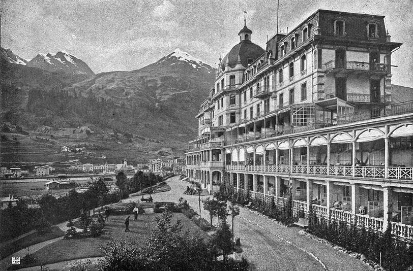 Romanvorlage: das Sanatorium Valbella.