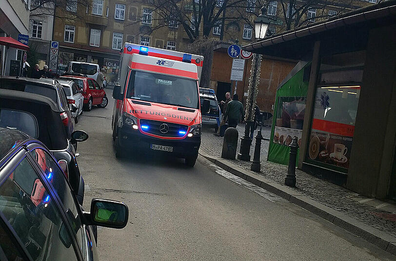 Der Juwelier "Goldstube" am Viktualienmarkt wurde am 29.01.2016 überfallen.